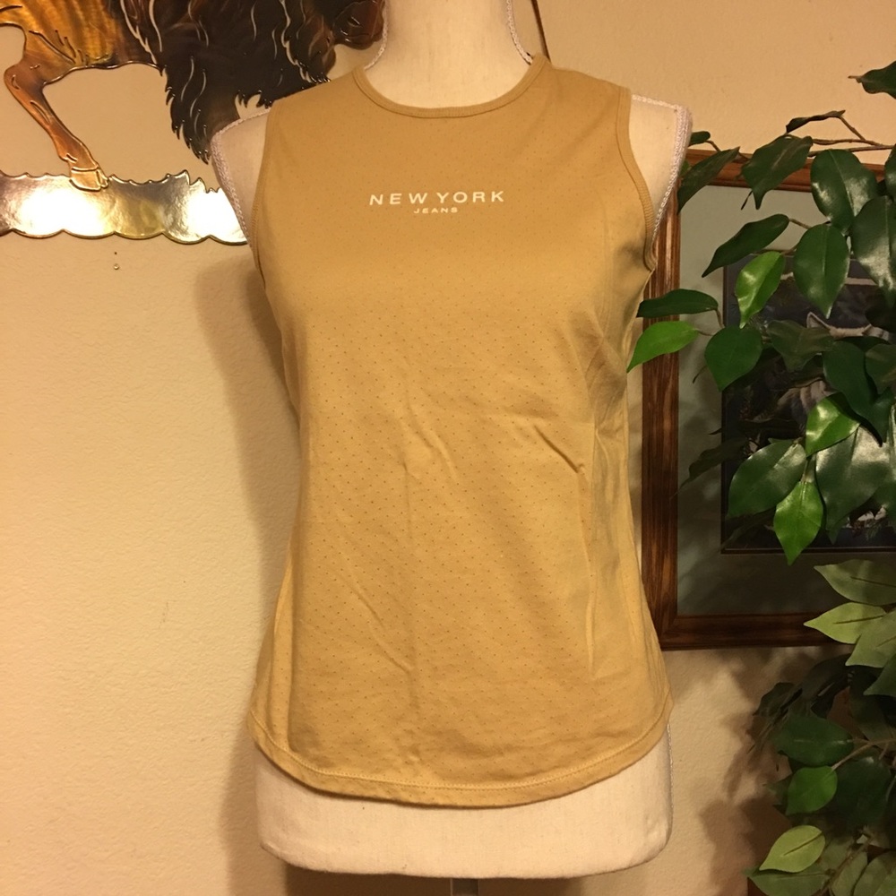 NY&Co tan tank NWT XS